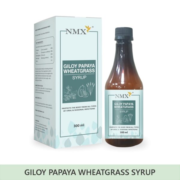 GILOY PAPAYA WHEATGRASS SYRUP