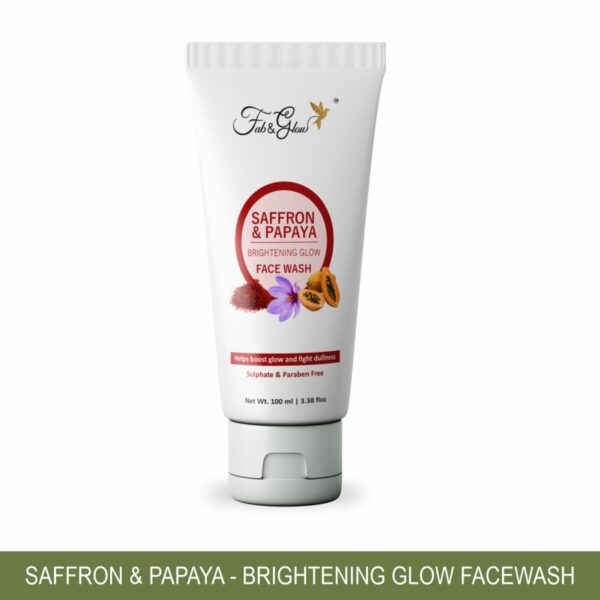 SAFFRON & PAPAYA BRIGHTENING GLOW FACE WASH
